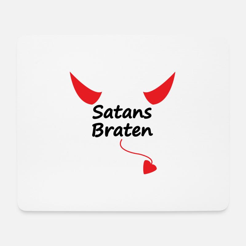 Satansbraten - Mousepad (Querformat) - Weiß
