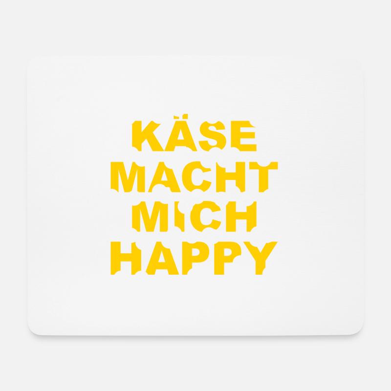 Käse Käseliebhaber Käse Fan - Mousepad (Querformat) - Weiß