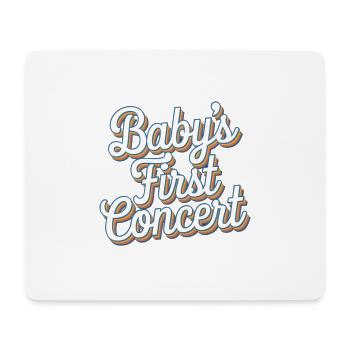 Baby's First Concert 20 - Mousepad (Querformat) - Weiß - Vorne
