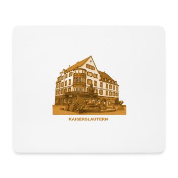 Kaiserslautern Kaiserbrunnen Rhénanie-du-Nord-Westphalie - Tapis de souris (format paysage) - blanc - Devant