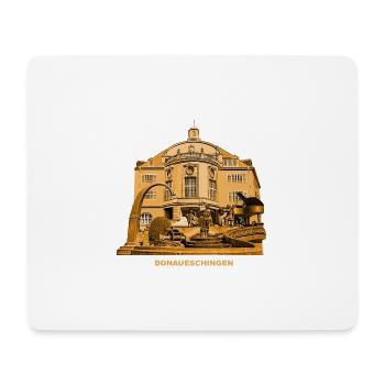 Donaueschingen Blaues Rathaus Baden-Württemberg - Mousepad (Querformat) - Weiß - Vorne