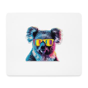 Streetart Funky Koala Urban Rap Street - Mousepad (Querformat) - Weiß - Vorne