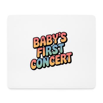 Baby's First Concert 18 - Mousepad (Querformat) - Weiß - Vorne