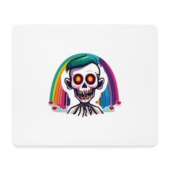 Pride Zombie 01 - Mousepad (Querformat) - Weiß - Vorne