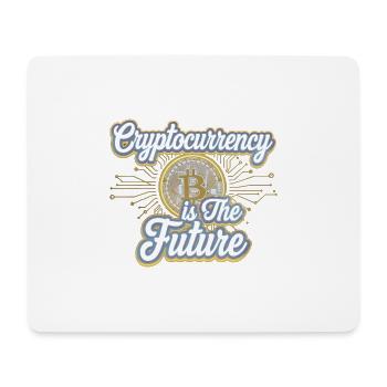 Cryptocurrency Is The Future 12 - Mousepad (Querformat) - Weiß - Vorne