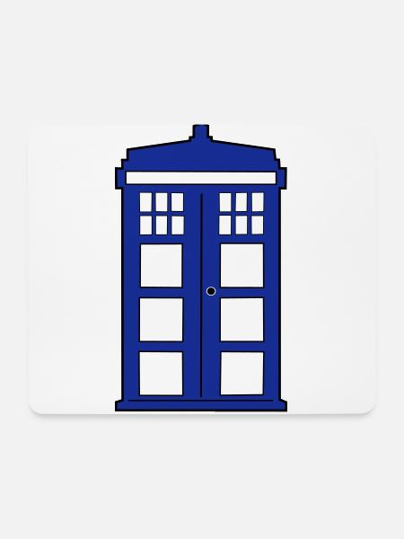 BlueBox - Mousepad (Querformat) - Weiß