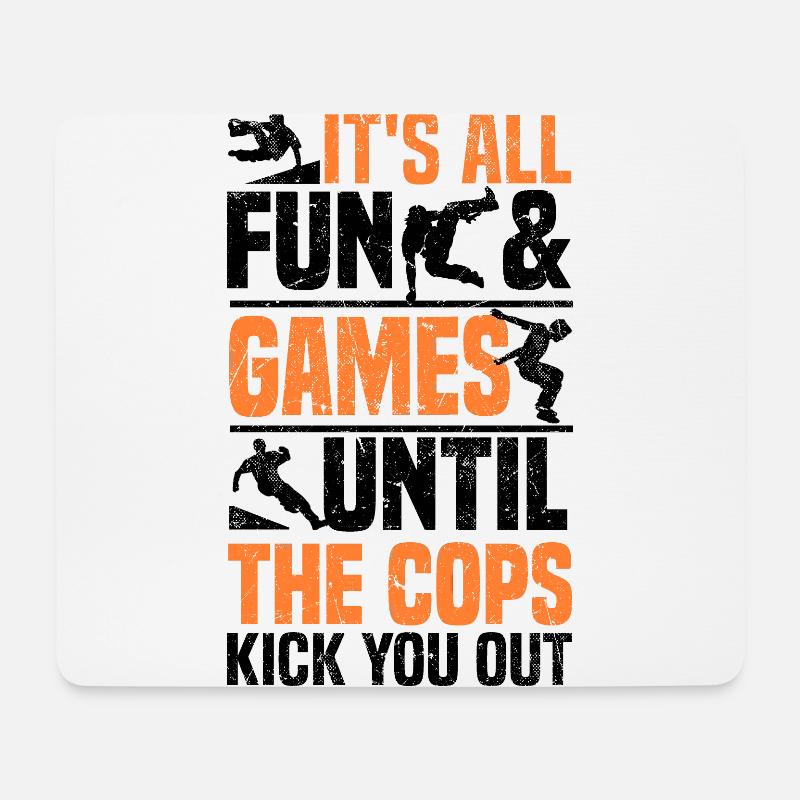 Parkour - Mouse Pad (horizontal) - white
