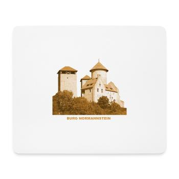 Normannstein Burg Treffurt Thüringen Werra - Mousepad (Querformat) - Weiß - Vorne