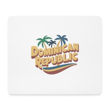 Sunny Dominikanische Republik Urlaub Strand - Mousepad (Querformat) - Weiß - Vorne