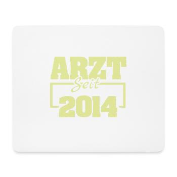2014 - Mousepad (Querformat) - Weiß - Vorne