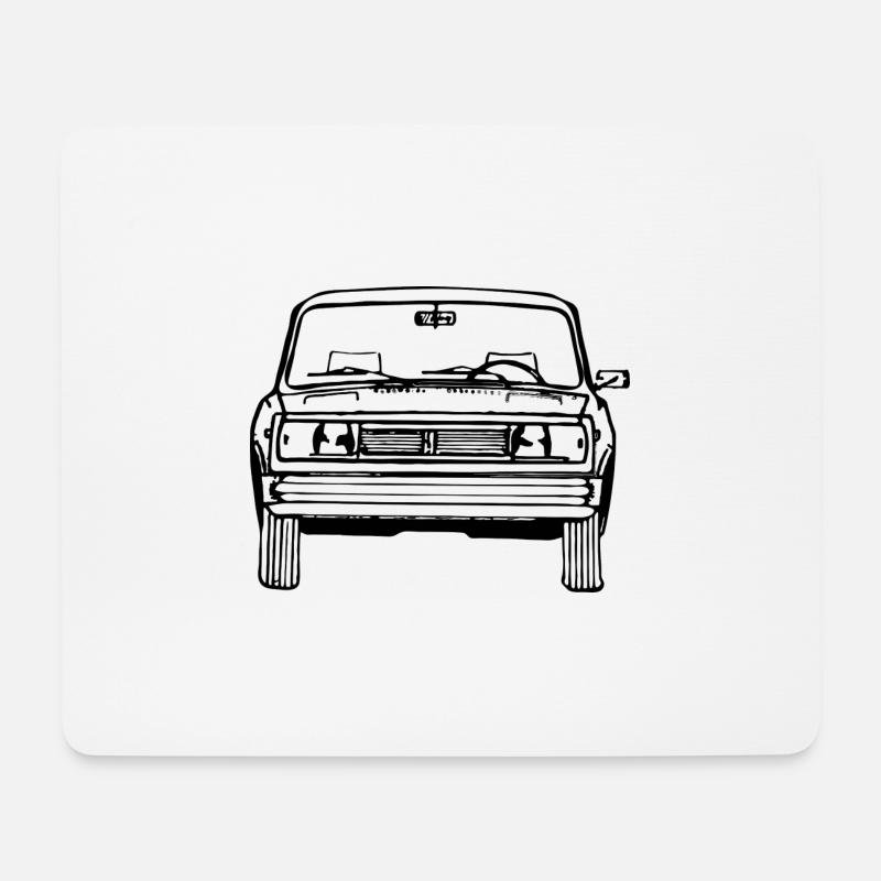 Lada Nova 1300 Front - Mousepad (Querformat) - Weiß