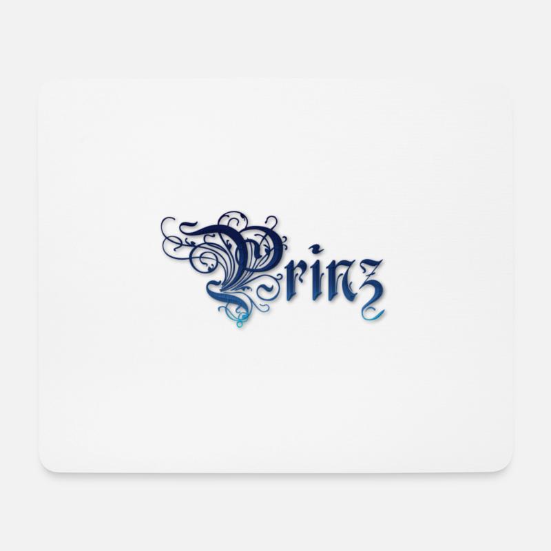 Prinz - Mousepad (Querformat) - Weiß