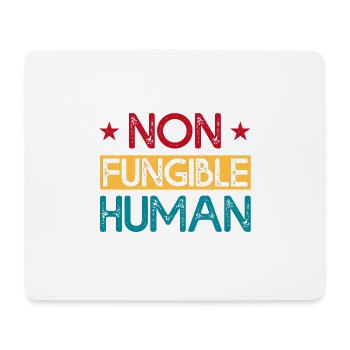 Non Fungible Human - Mouse Pad (horizontal) - white - Front