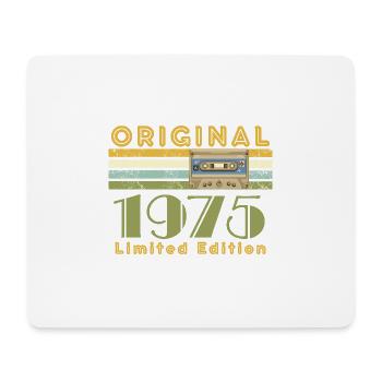 50.Geburtstag Original 1975 Limited Edition Retro - Mousepad (Querformat) - Weiß - Vorne