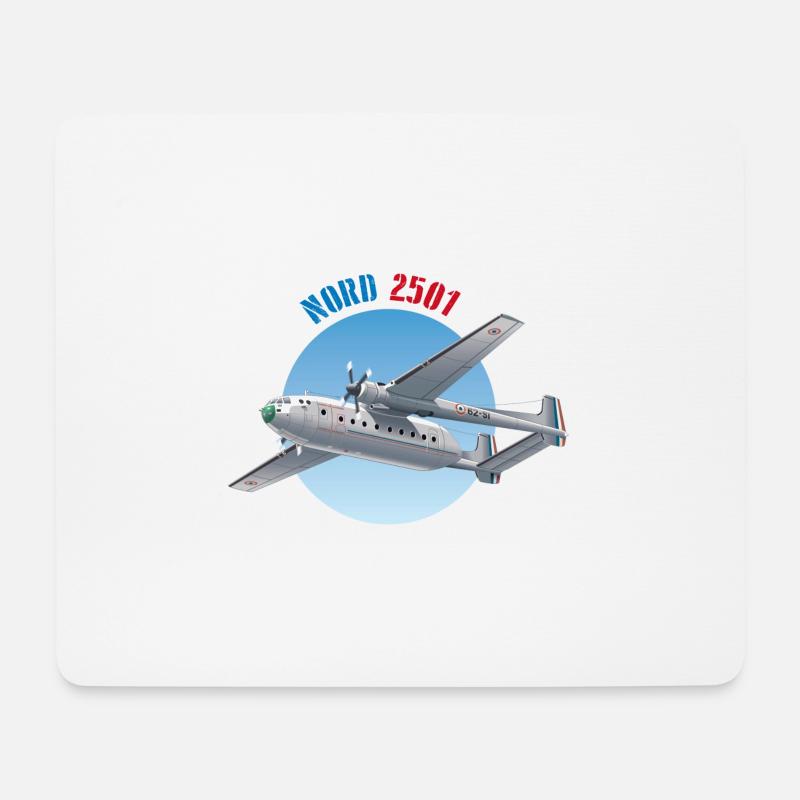North 2501 - Mousepad (Querformat) - Weiß