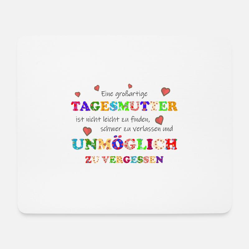 Eine großartige Tagesmutter - Danke für alles ! - Mousepad (Querformat) - Weiß