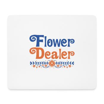 Flower Dealer 4 - Mousepad (Querformat) - Weiß - Vorne