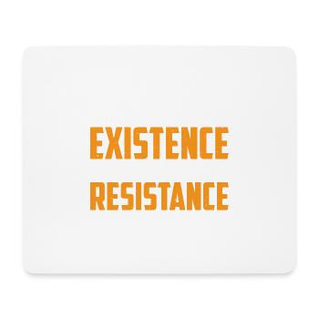 Respect My Existence Or Expect My Resistance 35 - Mousepad (Querformat) - Weiß - Vorne