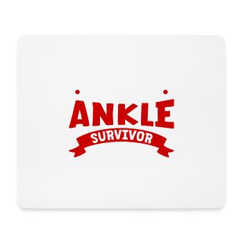 Broken Ankle Survivor 2 - Mousepad (Querformat) - Weiß - Vorne