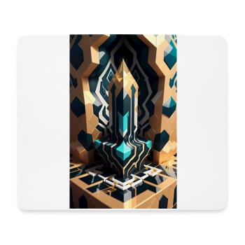 Enchanted Blocks - Mouse Pad (horizontal) - white - Front