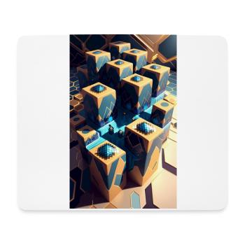 Neon-Abenteuer - Mousepad (Querformat) - Weiß - Vorne
