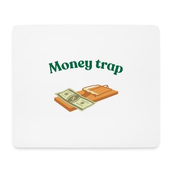 Geld - Mousepad (Querformat) - Weiß - Vorne