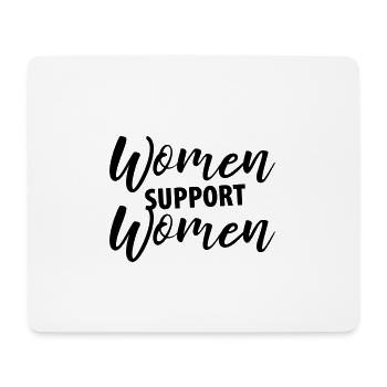 Women support Women - Tapis de souris (format paysage) - blanc - Devant