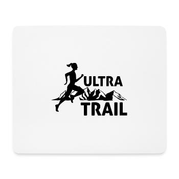 Ultra Trail Damen T-Shirt - Mousepad (Querformat) - Weiß - Vorne