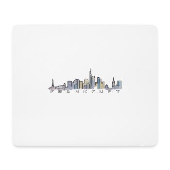 Frankfurt Skyline Marathon - Mousepad (Querformat) - Weiß - Vorne