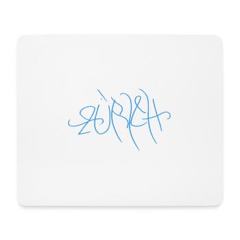 Zurich Street Art T-Shirt - Mouse Pad (horizontal) - white - Front