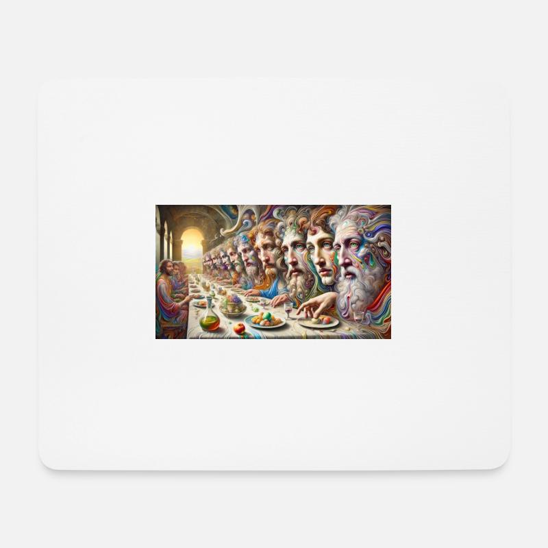 Die Tafel - Mousepad (Querformat) - Weiß