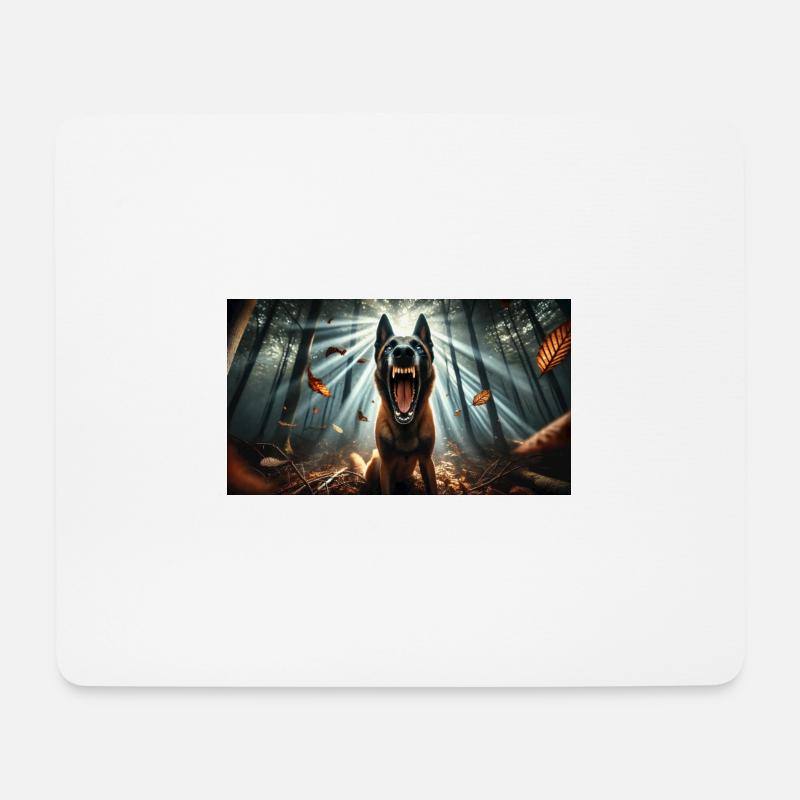 Malinois - Mouse Pad (horizontal) - white