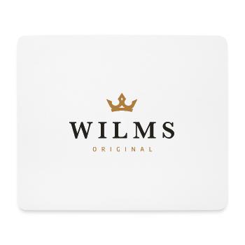 Logo original de la famille Wilms - Tapis de souris (format paysage) - blanc - Devant