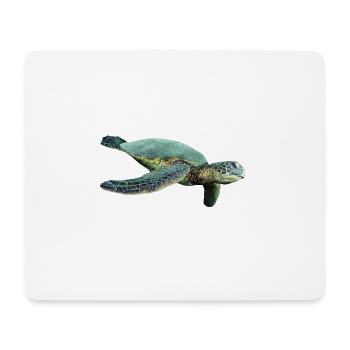 turtle schildkroete tiere animals6 - Mousepad (Querformat) - Weiß - Vorne
