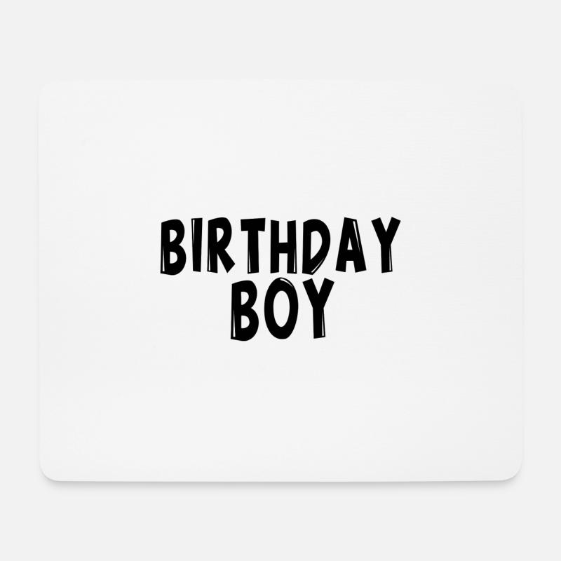 Birthday Boy - Mousepad (Querformat) - Weiß