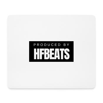 HF beats - Mousepad (Querformat) - Weiß - Vorne