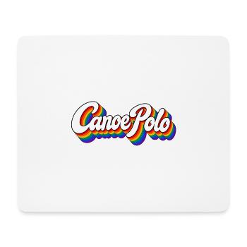 Canoe Polo - Kanupolo - Sport - Paddeln - Paddel - Mousepad (Querformat) - Weiß - Vorne