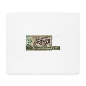 200 marks de la RDA - Tapis de souris (format paysage) - blanc - Devant