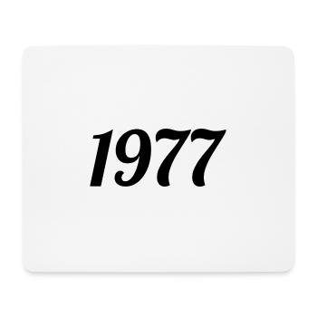 1977 Vintage 1977 Anniversaire Rétro 1977 Cadeau - Tapis de souris (format paysage) - blanc - Devant