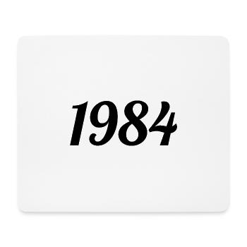 1984 Vintage 1984 Anniversaire Rétro 1984 Cadeau - Tapis de souris (format paysage) - blanc - Devant