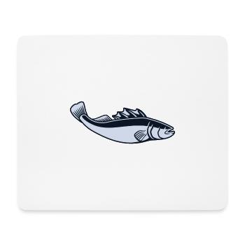 Big fish - Mouse Pad (horizontal) - white - Front