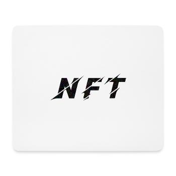 NFT Black Lines Colours - Mouse Pad (horizontal) - white - Front