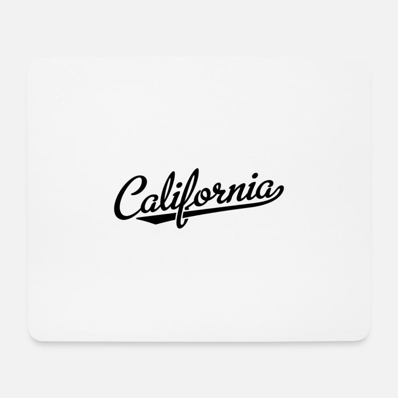 California Kalifornien - Mousepad (Querformat) - Weiß