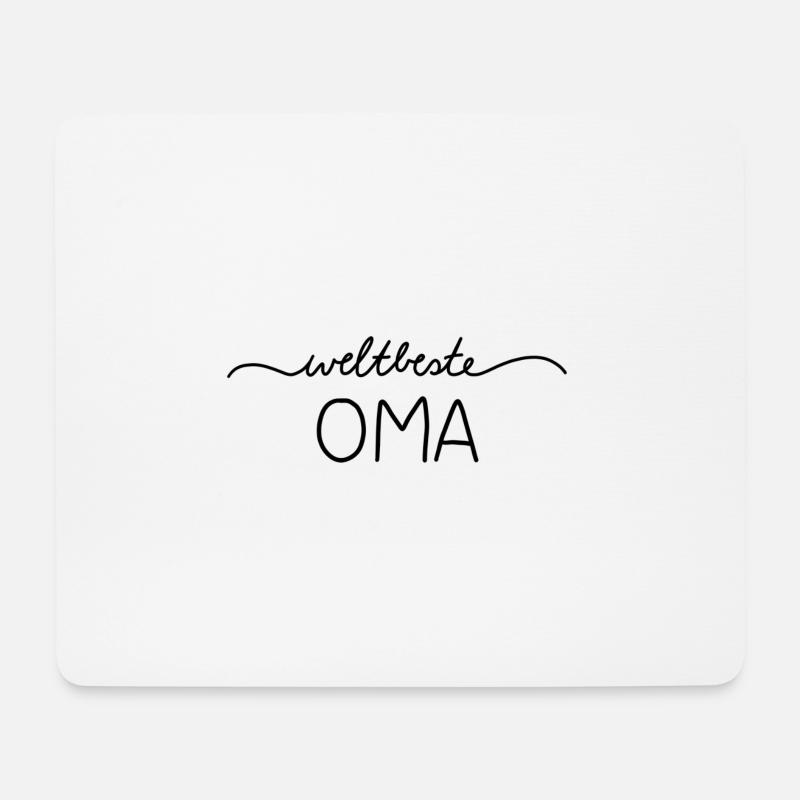 Weltbeste Oma - Mousepad (Querformat) - Weiß