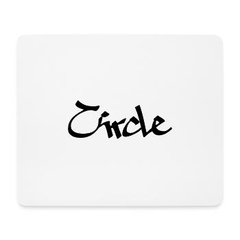 circle - Mousepad (Querformat) - Weiß - Vorne