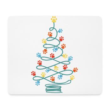 Weihnachten Père Noël Joyeux Noël - Tapis de souris (format paysage) - blanc - Devant