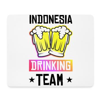 Indonesia Drinking Team - Mouse Pad (horizontal) - white - Front