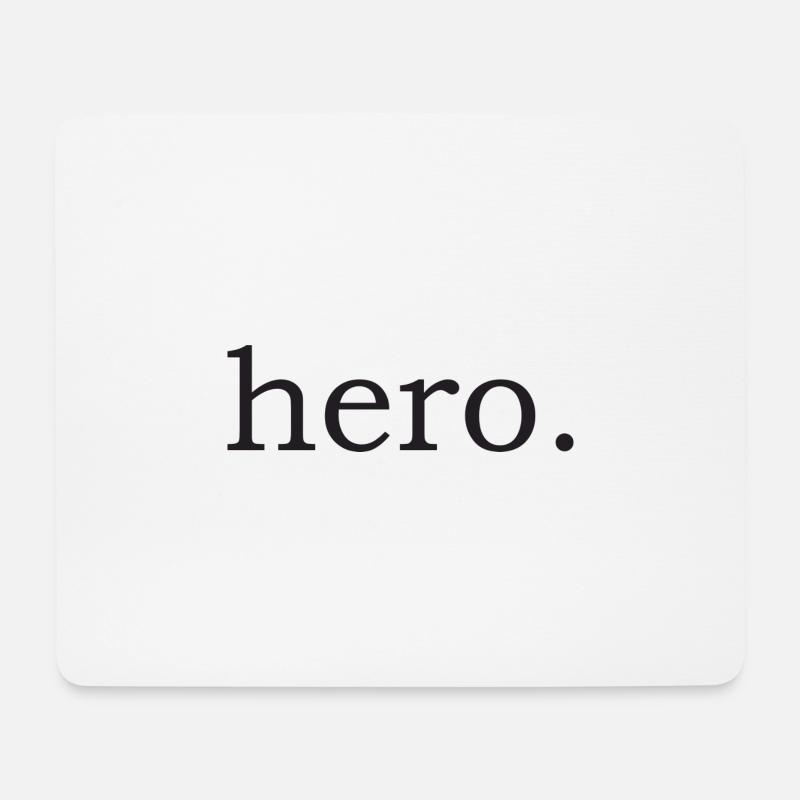 Hero Held Dad Vatertag Papa Geschenkidee - Mousepad (Querformat) - Weiß