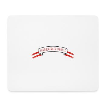 Vorarlberger Moatle Banderole mit Austria Flagge - Mousepad (Querformat) - Weiß - Vorne