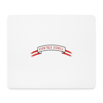 Kärntner Diandle, Banderole mit Austria Flagge - Mousepad (Querformat) - Weiß - Vorne